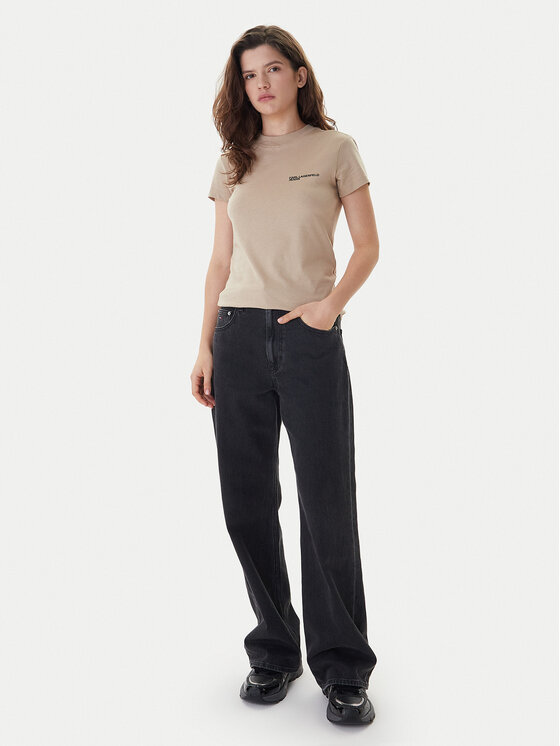 Karl Lagerfeld Jeans Karl Lagerfeld Jeans T-shirt A1W17004 Zelena Slim Fit