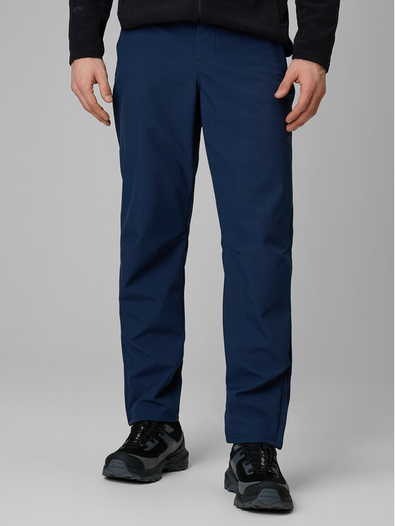4F 4F Spodnie outdoor MIDSHOP TEXTILE Granatowy Regular Fit