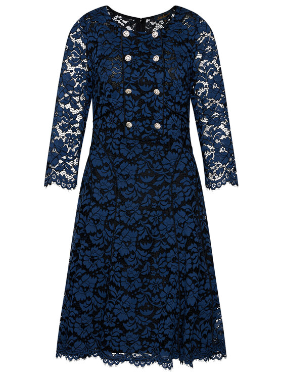 Luisa Spagnoli Luisa Spagnoli Coctailkleid Ghibli 536077 Dunkelblau Regular Fit