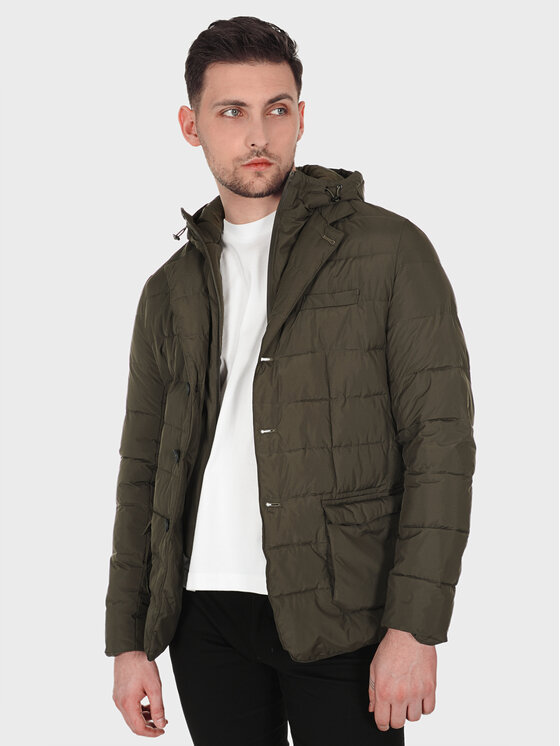 Evenemen Evenemen Kurtka przejściowa HERNO Khaki Slim Fit