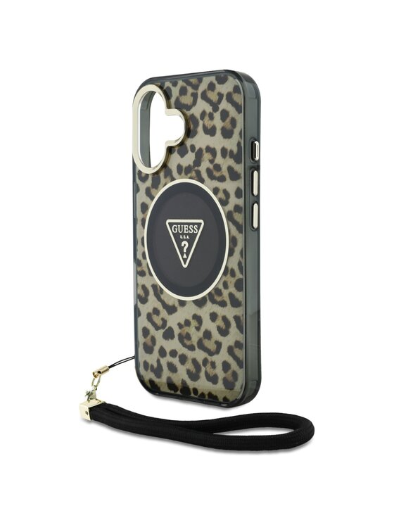 Guess Guess Etui na telefon Apple iPhone 16 Brązowy