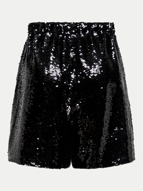 ONLY ONLY Pantalon scurți din material Solfi 15328928 Negru Regular Fit
