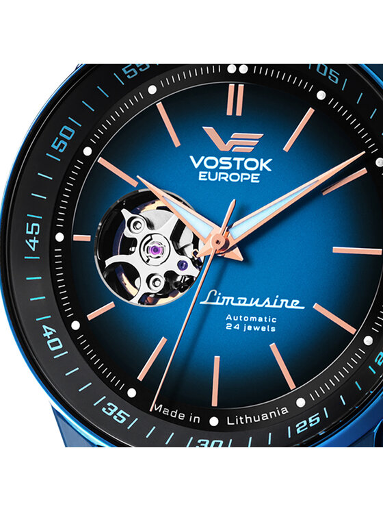 Vostok Europe Vostok Europe Zegarek NH38A-560D681B Niebieski