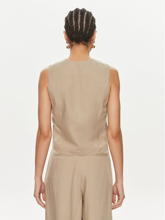 Herskind Herskind Obleková vesta Mister 5113840 Béžová Regular Fit