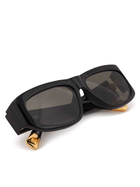 JACQUEMUS JACQUEMUS Okulary przeciwsłoneczne JAC2C1SUN Czarny