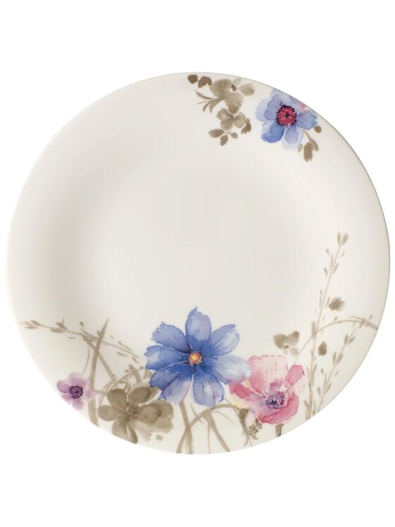 Villeroy & Boch Villeroy & Boch Talerz płaski Mariefleur Gris Basic Villeroy & Boch Biały