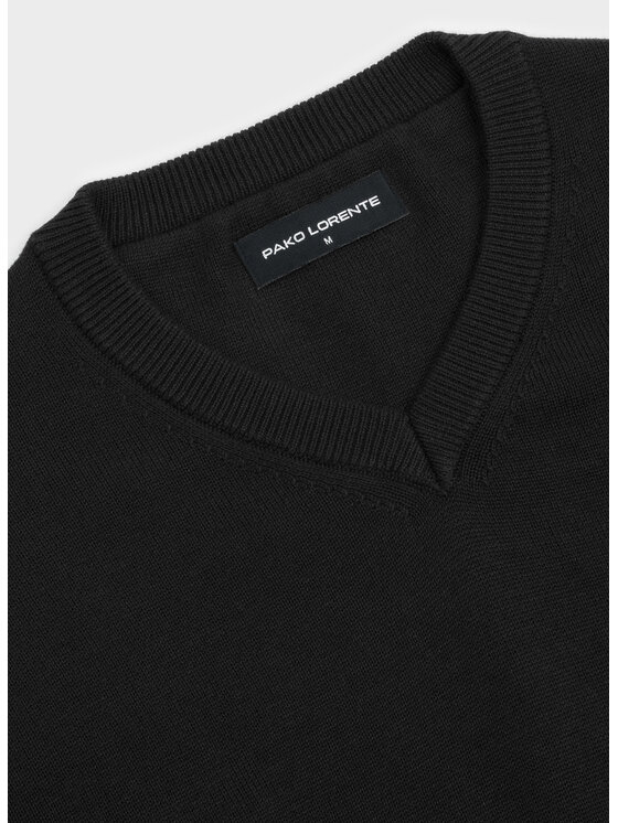 Pako Lorente Pako Lorente Sweter P26WB-2X-003 Czarny Straight Fit