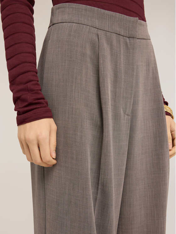 Motivi Motivi Pantaloni di tessuto P03GQ004734N0S3 Grigio Over Fit