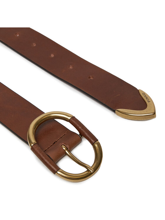 PINKO Pinko Dámsky opasok Mercury Belt 20241 PLT01 103786 Y3F1 Hnedá