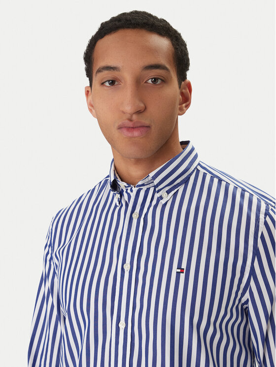 Tommy Hilfiger Tommy Hilfiger Cămașă MW0MW42440 Albastru Regular Fit
