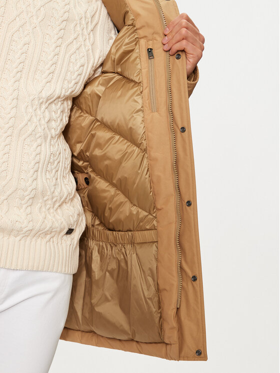 Woolrich Woolrich Kurtka puchowa CFWOOU0487MRUT0001 Beżowy Regular Fit