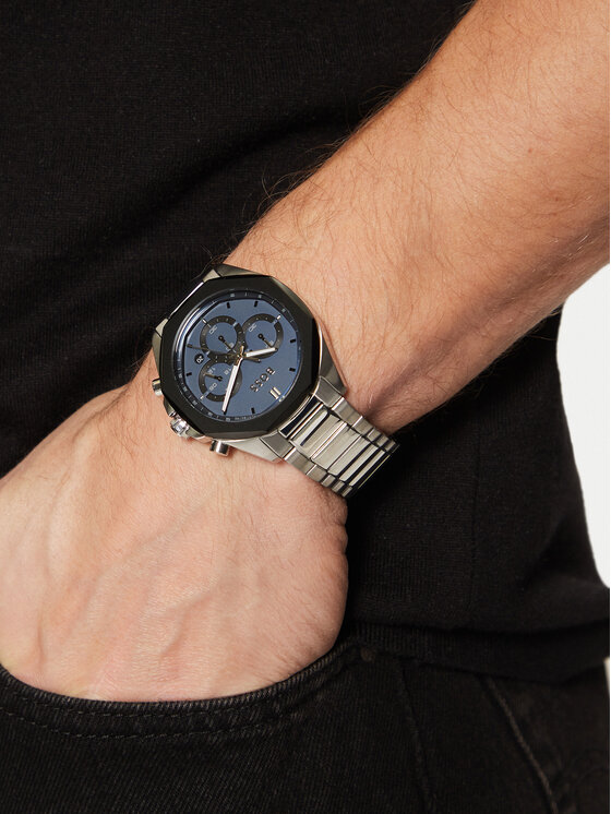 BOSS BOSS Uhr Cloud 1514015 Silberfarben