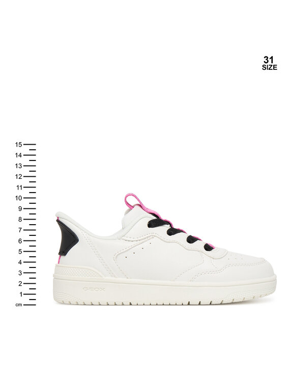 Geox Geox Sneakersy J Washiba Fast In Gi J56NSA 05415 C0563 S Bílá
