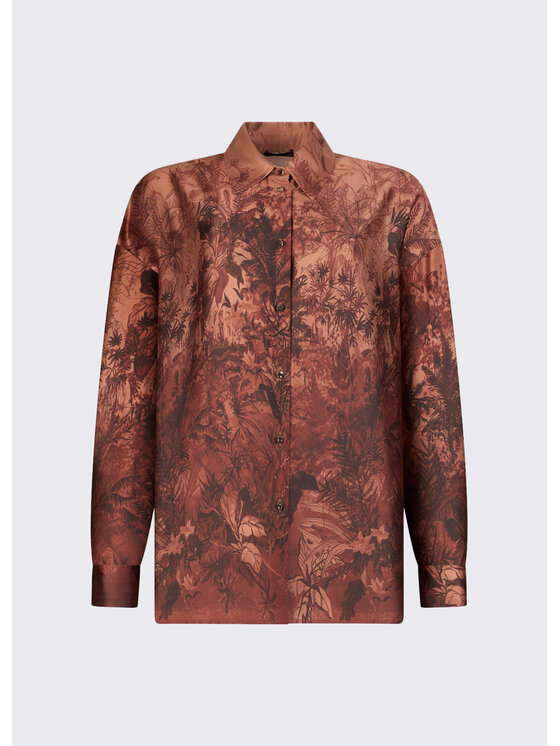 Liu Jo Liu Jo Koszula CA6336TS01AP9655 Brązowy Loose Fit
