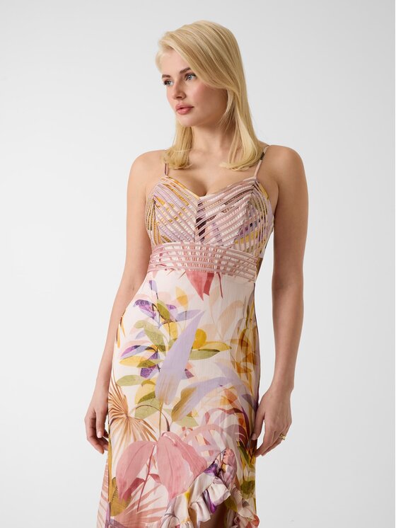 Guess Guess Každodenní šaty 182717 Barevná Classic Fit