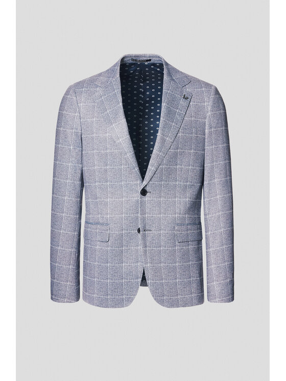 Lancerto Lancerto Marynarka Arborea MA131125000008 Szary Slim Fit