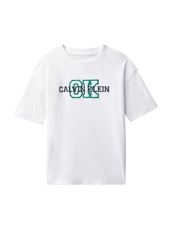 Calvin Klein Jeans Calvin Klein Jeans T-Shirt LVCKSJA11B Biały Regular Fit