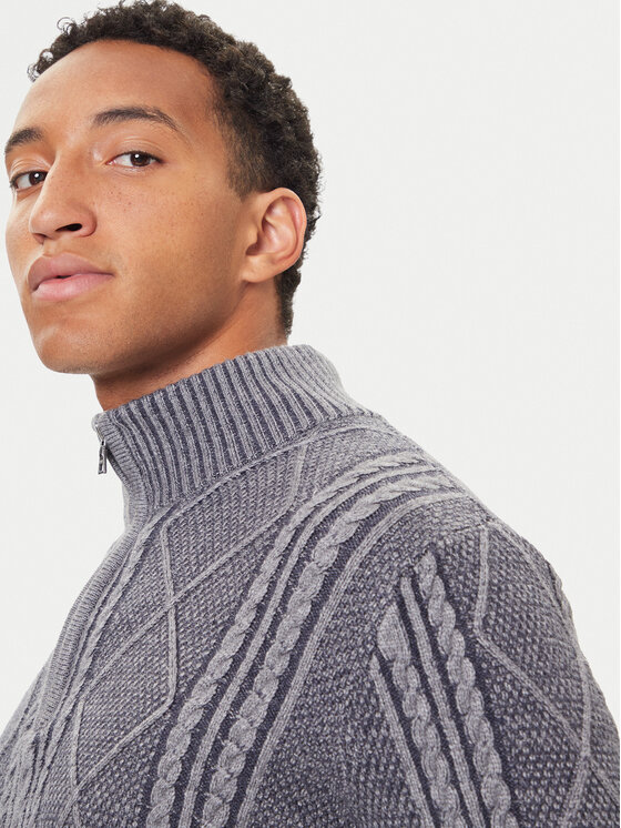Guess Guess Džemper M5BR44 Z2ZK2 Tamnoplava Regular Fit