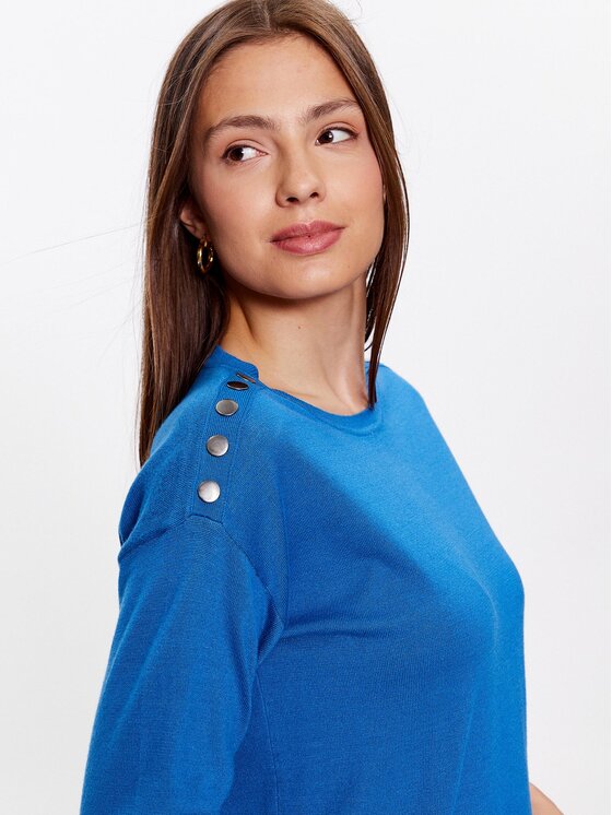 Fransa Fransa Блуза 20607204 Син Regular Fit