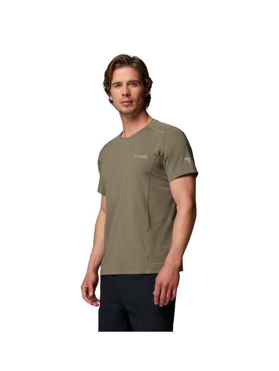 Columbia Columbia T-Shirt 215720 Zielony Regular Fit