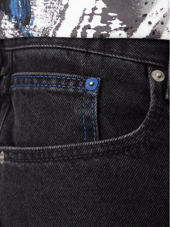 Karl Lagerfeld Jeans Karl Lagerfeld Jeans Farmer B1M10039 Fekete Straight Fit