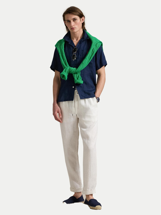 Polo Ralph Lauren Polo Ralph Lauren Marškiniai 710966421001 Tamsiai mėlyna Classic Fit