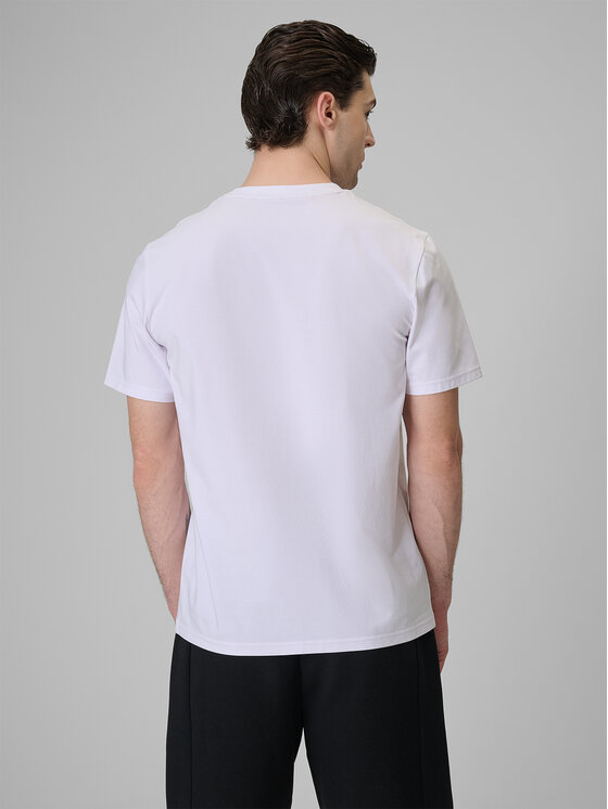 4F 4F T-Shirt COMMERCIAL 3 Biały Regular Fit
