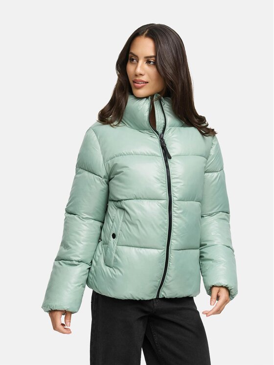 Marikoo Marikoo Kurtka zimowa Hazalee Zielony Regular Fit