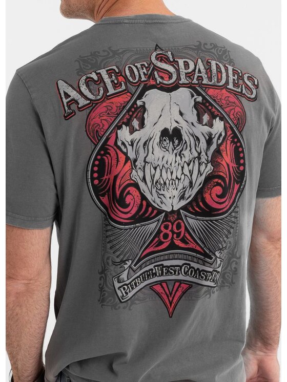 PITBULL PITBULL T-Shirt AUTOMATIC Szary Regular Fit