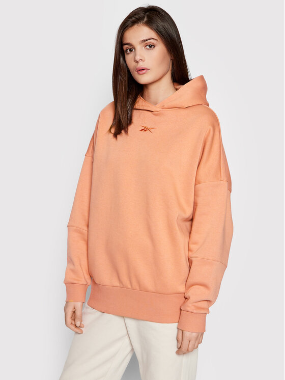 Felpa reebok donna arancione sales