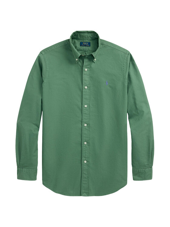 Polo Ralph Lauren Polo Ralph Lauren Πουκάμισο 710804257056 Πράσινο Slim Fit