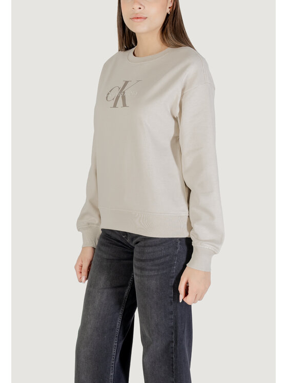Calvin Klein Jeans Calvin Klein Jeans Μπλούζα LS MONOLOGO FRENCH T Μπεζ French Fit