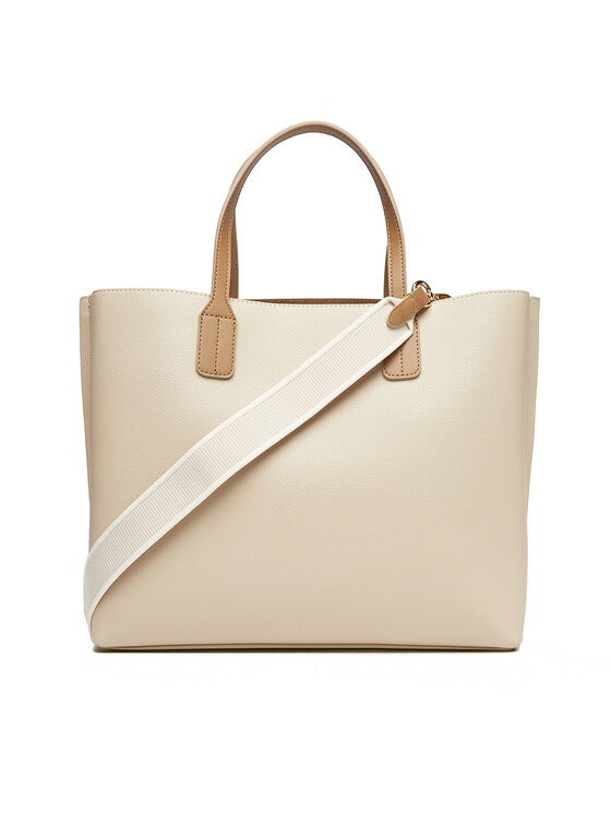 Tommy Hilfiger Tommy Hilfiger Τσάντα Th Distinct Satchel AW0AW17463 Μπεζ
