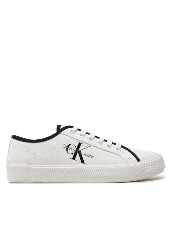 Calvin Klein Jeans Sneakers Skater Vulcanized Low Cs Ml Mr YW0YW01453 Blanc