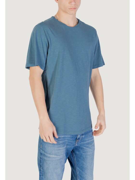 Jack&Jones Jack&Jones T-shirt JJEBASHER TEE O-NECK SS NOOS Blu Casual Fit