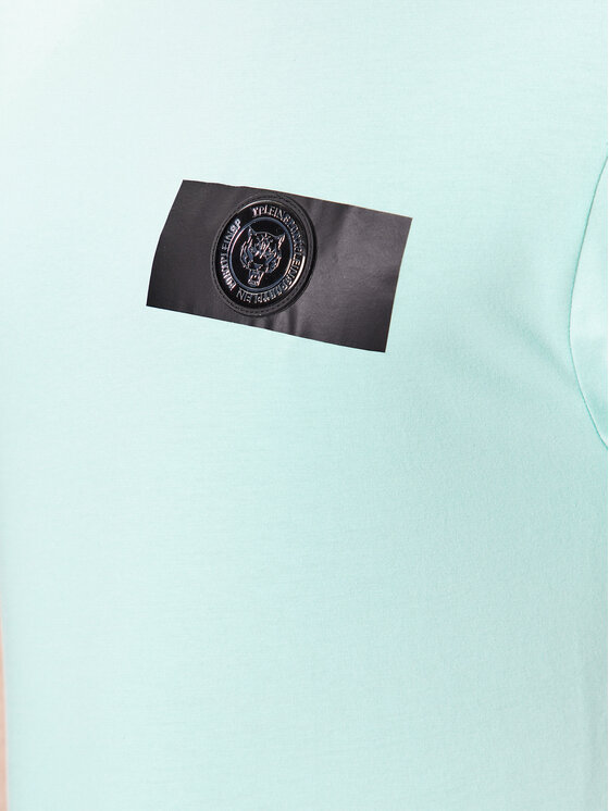 Plein Sport Plein Sport T-shirt SACC MTK6034 SJY001N Verde Regular Fit