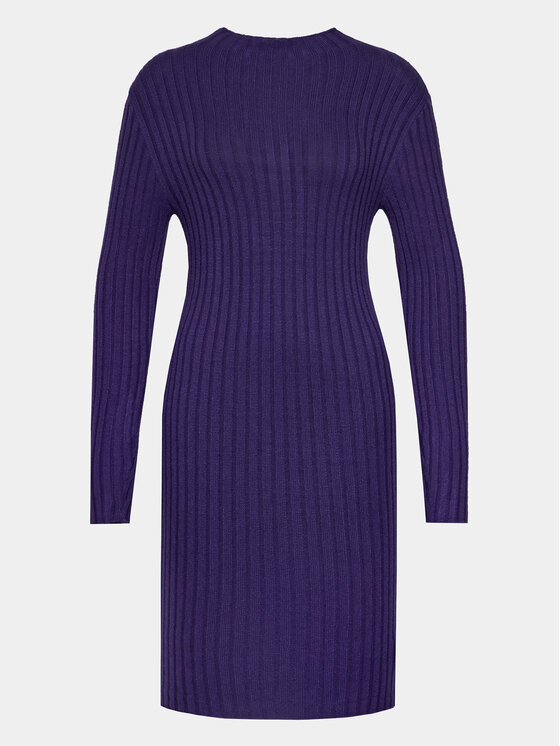 Brave Soul Brave Soul Strickkleid LKD-608LOLLIESA Violett Regular Fit
