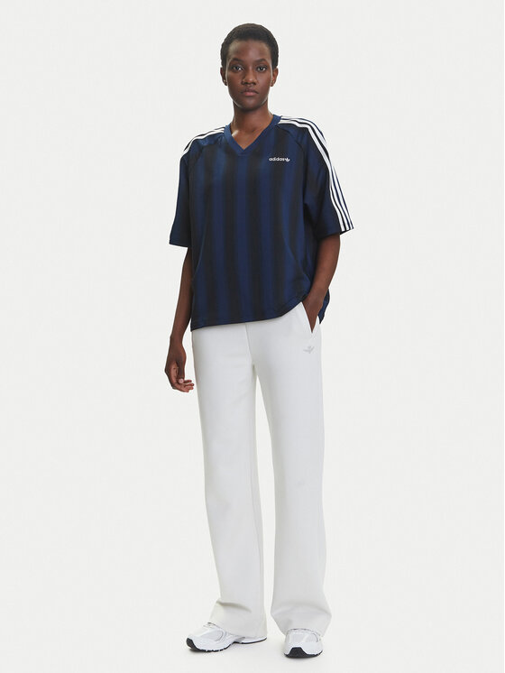 adidas adidas T-Shirt Linear JY2854 Granatowy Oversize