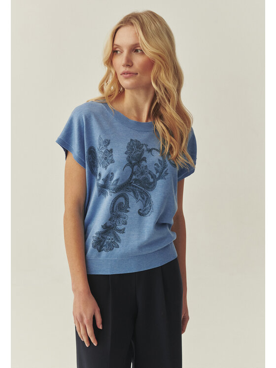 TATUUM Tatuum Blúzka SUFI 1 Modrá Loose Fit