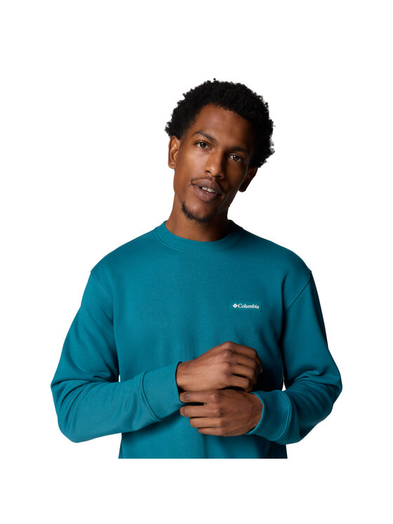 Columbia Columbia Bluza Columbia Marble Canyon French Terry Crew Zielony Regular Fit
