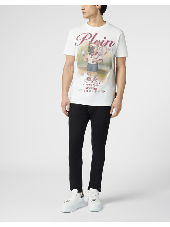 PHILIPP PLEIN PHILIPP PLEIN T-Shirt 30551 Biały Regular Fit