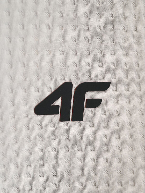 4F 4F Μπλούζα τεχνική TRAINING Λευκό Regular Fit