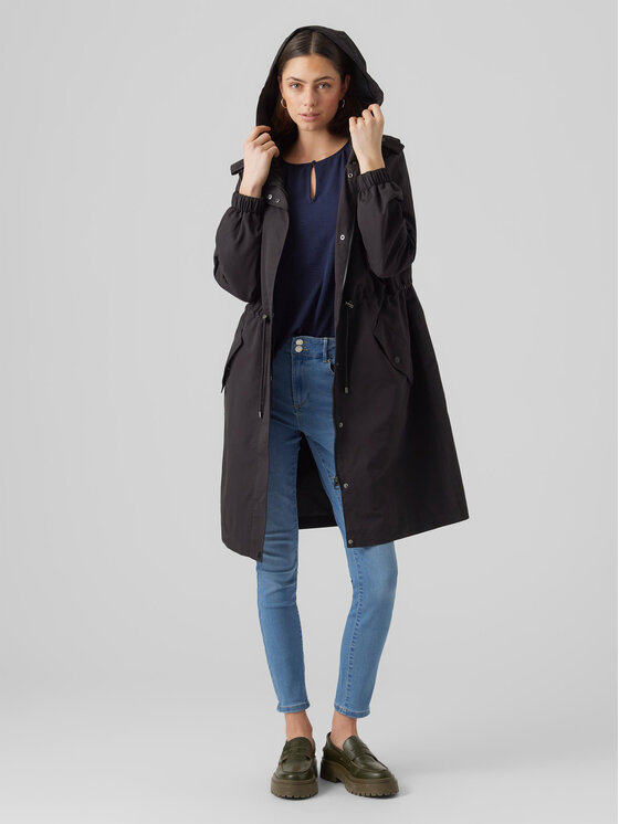 Vero Moda Vero Moda Parka Pernille Alison 10282329 Čierna Regular Fit