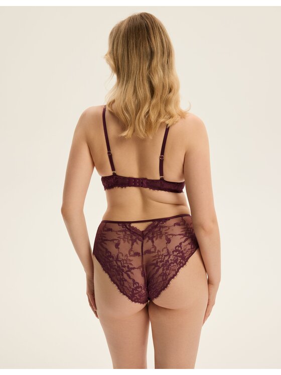 Esotiq Esotiq Biustonosz push-up 43532 Bordowy