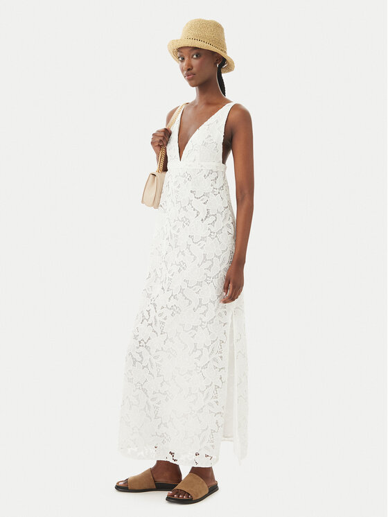 MICHAEL Michael Kors MICHAEL Michael Kors Літня сукня MS683HIKR1 Білий Slim Fit