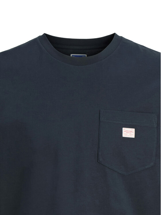 Jack & Jones Jack & Jones T-Shirt Blucaleb 12293019 Granatowy Regular Fit