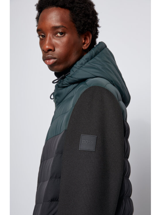 BOSS Boss Демісезонна куртка Celran 50436507 Чорний Regular Fit