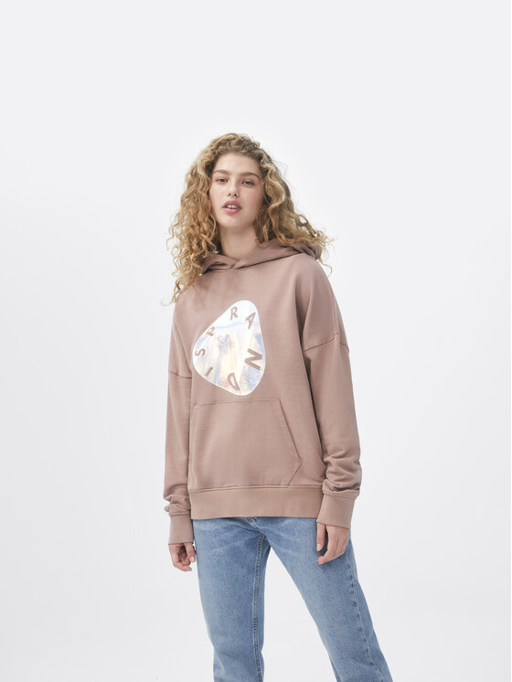 Sprandi Sprandi Pluus SP22-BLD120 Pruun Relaxed Fit