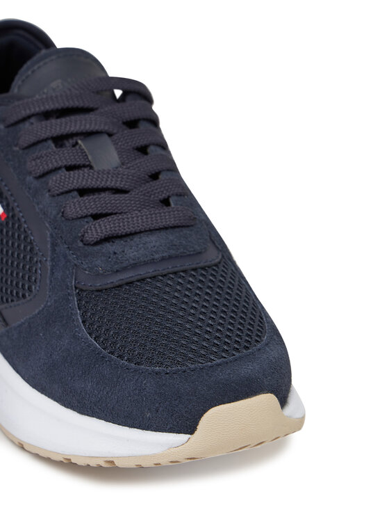 Tommy Hilfiger Tommy Hilfiger Sneakersy Sporty Runner FW0FW08644 Granatowy