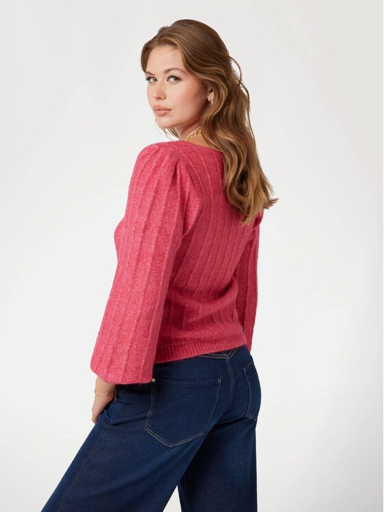 Guess Guess Sweter 169465 Koralowy Classic Fit